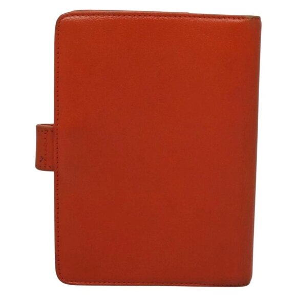 CHANEL Day Planner Cover Leather Orange CC Auth - Picture 3 of 16
